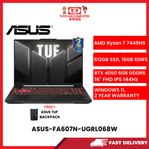 ASUS-FA607N-UGRL068W-AMDRYZEN7-445HS,16GBR5,512GBSSD,RTX40506GVR6,16"FHD,W1164,2YRS