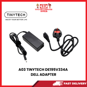 A03 TINYTECH DE195V334A DELL 19.5V/3.34A 4.5*3.0 ADAPTER [SBN:YES NILAI:NO MELAKA:NO HPS:NO]