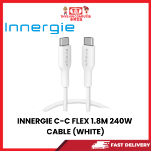 INNERGIE C-C FLEX 1.8M 240W CABLE (WHITE) [SBN:YES NILAI:NO MELAKA:NO HPS:NO]