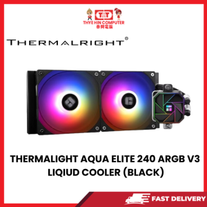 THERMALIGHT AQUA ELITE 240 ARGB V3 LIQIUD COOLER (BLACK) [SBN:NO NILAI:YES MELAKA:NO HPS:NO]