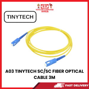 A03 TINYTECH SC/SC FIBER OPTICAL CABLE 3M [SBN:NO NILAI:YES MELAKA:NO HPS:NO]