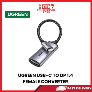 UGREEN USB-C TO DP 1.4 FEMALE CONVERTER 8K@60HZ CABLE