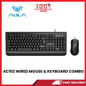AULA AC102 WIRED MOUSE & KEYBOARD COMBO [SBN:YES NILAI:YES MELAKA:NO HPS:NO]