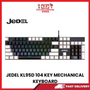 JEDEL KL95D 104 KEY MECHANICAL KEYBOARD [SBN:YES NILAI:NO MELAKA:NO HPS:NO]