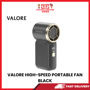 VALORE HIGH-SPEED PORTABLE FAN BLACK [SBN:NO NILAI:YES MELAKA:NO HPS:NO]