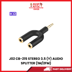 J02 CB-215 STEREO 3.5 (Y) AUDIO SPLITTER (1M/2FM) [SBN:YES NILAI:NO MELAKA:NO HPS:NO]