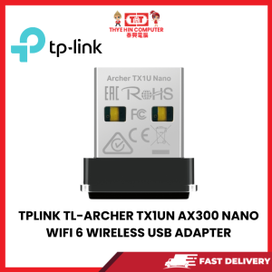 TPLINK TL-ARCHER TX1UN AX300 NANO WIFI 6 WIRELESS USB ADAPTER [SBN:YES NILAI:NO MELAKA:NO HPS:NO]