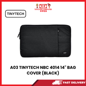 A03 TINYTECH NBC 4014 14" BAG COVER (BLACK) [SBN:NO NILAI:NO MELAKA:NO HPS:NO]