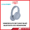 VINNFIER ELITE 3BT (LIGHT BLUE) BLUETOOTH V6.0 HEADPHONE WITH AUDIO JACK [SBN:NO NILAI:YES MELAKA:YES HPS:NO]
