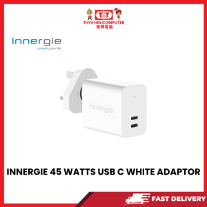 INNERGIE 45 WATTS USB C WHITE ADAPTOR [SBN:NO NILAI:YES MELAKA:NO HPS:NO]