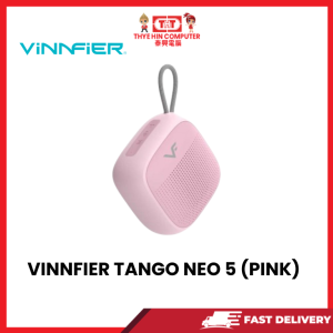 VINNFIER TANGO NEO 5 (PINK) LIGHTWEIGHT PORTABLE BLUETOOTH SPEAKER [SBN:NO NILAI:NO MELAKA:YES HPS:NO]