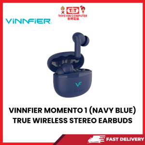 VINNFIER MOMENTO 1 (NAVY BLUE) TRUE WIRELESS STEREO EARBUDS [SBN:NO NILAI:YES MELAKA:NO HPS:NO]