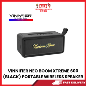 VINNIFIER NEO BOOM XTREME 600 (BLACK) PORTABLE WIRELESS SPEAKER [SBN:NO NILAI:YES MELAKA:YES HPS:NO]