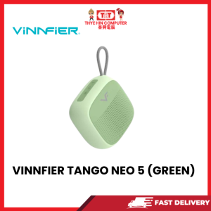 VINNFIER TANGO NEO 5 (GREEN) LIGHTWEIGHT PORTABLE BLUETOOTH SPEAKER [SBN:NO NILAI:NO MELAKA:YES HPS:NO]