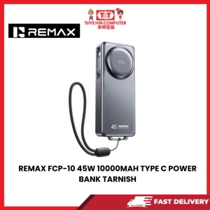 REMAX FCP-10 45W 10000MAH TYPE C POWER BANK TARNISH [SBN:NO NILAI:YES MELAKA:NO HPS:NO]