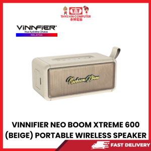 VINNIFIER NEO BOOM XTREME 600 (BEIGE) PORTABLE WIRELESS SPEAKER [SBN:NO NILAI:YES MELAKA:YES HPS:NO]