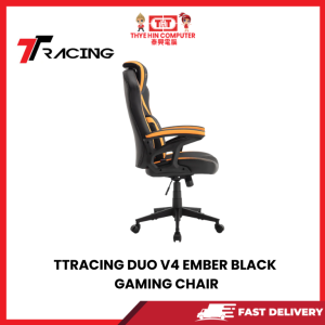 TTRACING DUO V4 EMBER BLACK GAMING CHAIR [SBN:NO NILAI:NO MELAKA:NO HPS:NO]