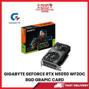 GIGABYTE GEFORCE RTX N5050 WF2OC 8GD GRAPIC CARD [SBN:NO NILAI:YES MELAKA:NO HPS:NO]