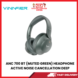 ANC 700 BT (MUTED GREEN) HEADPHONE ACTIVE NOISE CANCELLATION  DEEP [SBN:NO NILAI:YES MELAKA:NO HPS:NO]