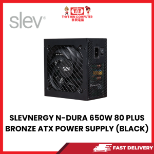 SLEVNERGY N-DURA 650W 80 PLUS BRONZE ATX POWER SUPPLY (BLACK) [SBN:NO NILAI:YES MELAKA:NO HPS:NO]