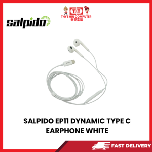 SALPIDO EP11 DYNAMIC TYPE C EARPHONE WHITE [SBN:NO NILAI:YES MELAKA:NO HPS:NO]