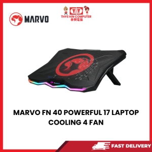 MARVO FN 40  POWERFUL 17 LAPTOP COOLING 4 FAN [SBN:NO NILAI:YES MELAKA:NO HPS:NO]
