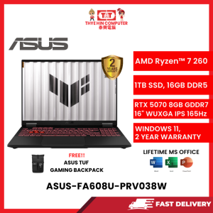 ASUS-FA608U-PRV038W-AMDRYZEN7-260,16GBR5,1TBM.2SSD,RTX50708GBR7,16"FHD,W1164,2YRS,OPI