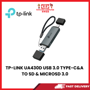 TP-LINK UA430D USB 3.0 TYPE-C&A TO SD & MICROSD 3.0 [SBN:NO NILAI:YES MELAKA:NO HPS:NO]