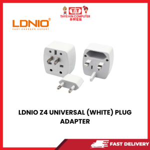 LDNIO Z4 UNIVERSAL (WHITE) PLUG ADAPTER [SBN:NO NILAI:YES MELAKA:NO HPS:NO]