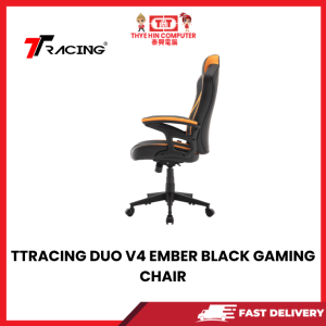 TTRACING DUO V4 EMBER BLACK GAMING CHAIR [SBN:YES NILAI:YES MELAKA:YES HPS:NO]