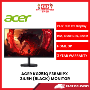 ACER KG251Q F3BMIIPX, 24.5H (BLACK), LED,250NITS, HDMI