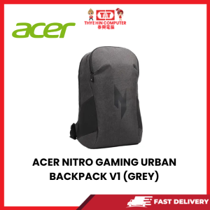 ACER NITRO GAMING URBAN BACKPACK V1 (GREY) [SBN:YES NILAI:NO MELAKA:NO HPS:NO]