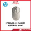 HP MOUSE 400 (MAPLE) QUIET W/L DUAL MODE