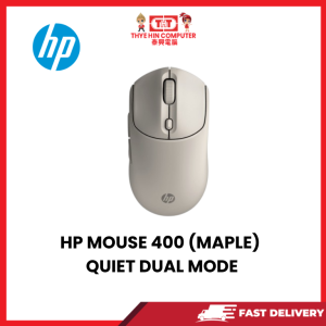 HP MOUSE 400 (MAPLE) QUIET W/L DUAL MODE
