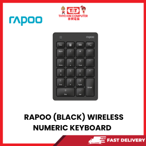 A06 RAPOO K50 (BLACK) WIRELESS NUMERIC KEYBOARD US [SBN:YES NILAI:NO MELAKA:NO HPS:NO]