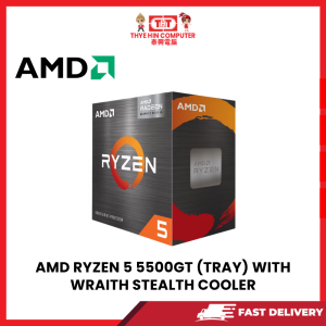AMD RYZEN 5 5500GT (TRAY)  WITH  WRAITH STEALTH COOLER