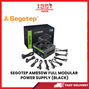 SEGOTEP AM850W FULL MODULAR POWER SUPPLY (BLACK)
