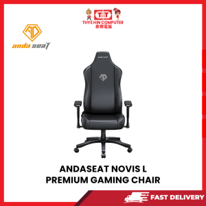 ANDASEAT NOVIS L (ELEGENT BLACK) PREMIUM GAMING CHAIR
