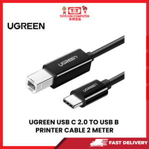 UGREEN USB C 2.0  TO USB B PRINTER CABLE 2 METER [SBN:YES NILAI:NO MELAKA:NO HPS:NO]