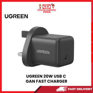 UGREEN 20W USB C GAN FAST CHARGER [SBN:YES NILAI:NO MELAKA:NO HPS:NO]