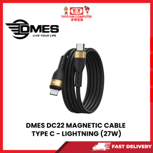DMES DC22 MAGNETIC CABLE TYPE C - LIGHTNING (27W)