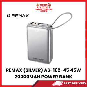 REMAX (SILVER) AS-182-45 15W 20000MAH POWER BANK