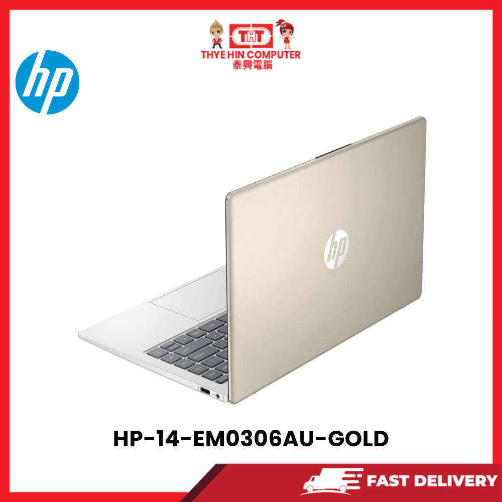 HP-14-EM0306AU-GOLD-AMDATHLON-7120U,8GBR5,512GBSSD,AMDRADEON,14"FHD,W1164,2YRS,H&S - Image 3
