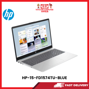 Alternative view of HP-15-FD1574TU-BLUE-INTELCORE3-100U,8GBR4,512GBSSD,INTEGRATED,15.6"FHD,W1164,2YRS,H&S