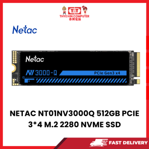 NETAC NT01NV3000Q 512GB PCIE 3*4 M.2 2280 NVME SSD