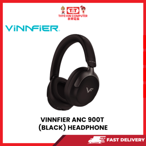 VINNFIER ANC 900T (BLACK) ACTIVE NOISE CANCELLATION DEEP BASE HEADPHONE