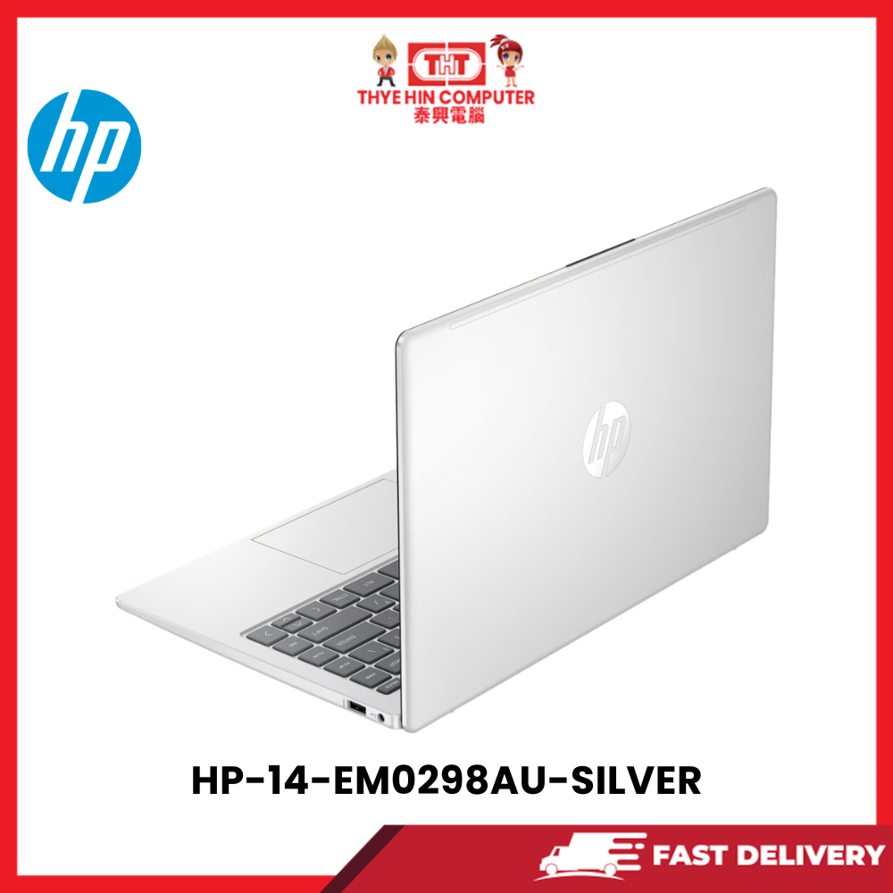 HP-14-EM0298AU-SILVER-AMDATHLON-7120U,8GBR5,512GBSSD,AMDRADEON,14"FHD,W1164,2YRS,H&S - Image 3