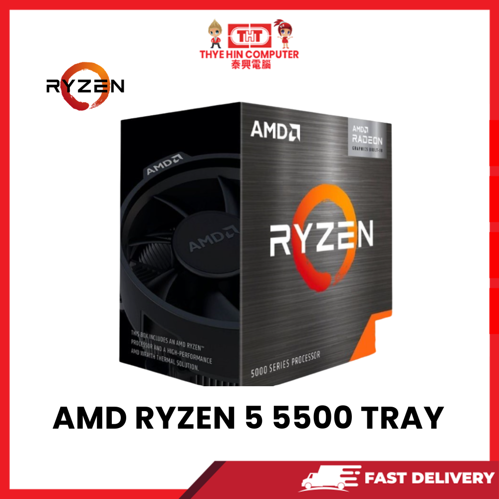 AMD RYZEN 5 5500 TRAY PROCESSOR