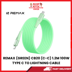 REMAX (GREEN) CB20 (C-C) 1.2M 100W TYPE C TO LIGHTNING CABLE