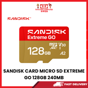 SANDISK CARD MICRO SD EXTREME GO 128GB 240MB